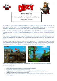 Dizzy Returns
