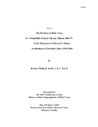 Early Educators of Edward F. Hoban