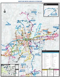 Hartford Metro Area Bus System Map