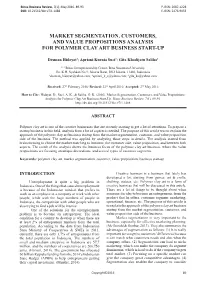 Market Segmentation, Customers, and Value Propositions Analysis for Polymer Clay Art Business Start-Up