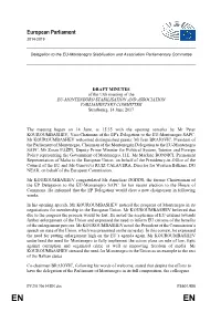 Minutes of the 13Th EU-Montenegro Stabilisation