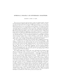 Of Rigid Motions) to Make the Simplest Possible Analogies Between Euclidean, Spherical,Toroidal and Hyperbolic Geometry