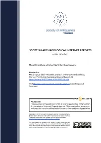 SCOTTISH ARCHAEOLOGICAL INTERNET REPORTS E-ISSN: 2056-7421