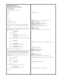 THE THREE DOCTORS by Bob Baker and Dave Martin Mysterious Theatre 337 – Show 200302 Part 1 - Revision 0