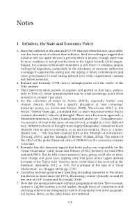 1 Inflation, the State and Economic Policy