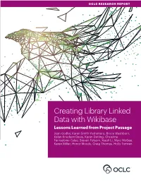 Creating Library Linked Data with Wikibase: Lessons Learned from Project Passage
