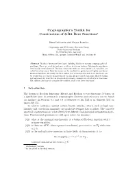 Cryptographer's Toolkit for Construction of 8-Bit Bent Functions