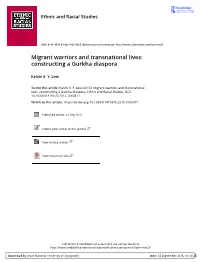 Constructing a Gurkha Diaspora