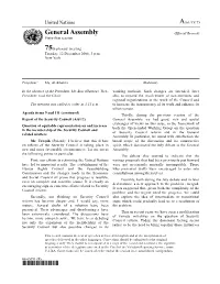 General Assembly Official Records Sixty-First Session