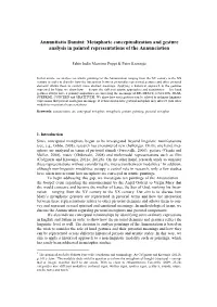Metaphoric Conceptualization and Gesture Analysis in Painted Representations of the Annunciation