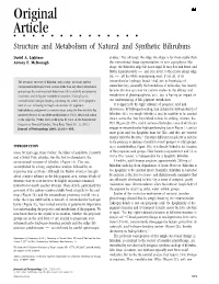 Structure and Metabolism of Natural and Synthetic Bilirubins