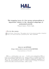 The Mapping Torus of a Free Group Automorphism Is Hyperbolic Relative to the Canonical Subgroups of Polynomial Growth