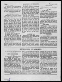 E.XTENSIONS of REMARKS an APPEAL to CONGRESSIONAL Gion to the Individuals That Are Affected Requested That I Convey Their Message to CONSCIENCE by It