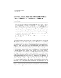 Exotic Landscapes and Ethnic Frontiers China's National