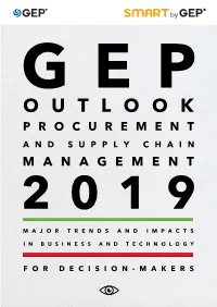Gep Outlook Report 2019