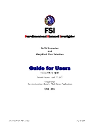 Guide for Users
