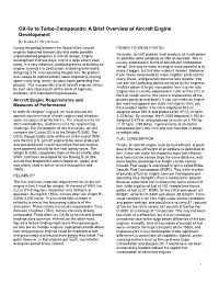 OX-5S to Turbo-Compounds: a Brief Overview of Aircraft Engine Development by Kimble D