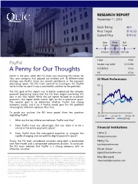 A Penny for Our Thoughts