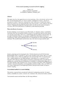 Approaches to Scenario Planning - Three Conventional, and One New