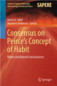 Donna E. West Myrdene Anderson Editors Before and Beyond Consciousness