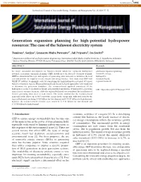 Generation Expansion Planning for High-Potential Hydropower Resources: the Case of the Sulawesi Electricity System