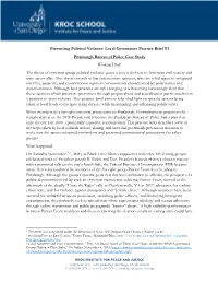 PBP Local Governance Practice Brief