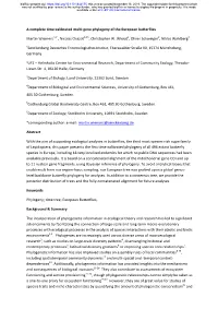 Phylogeny of European Butterflies V1.0
