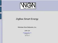 Zigbee Smart Energy