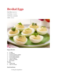 Deviled Eggs