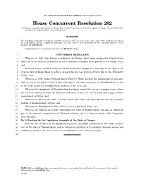 House Concurrent Resolution 202 Introduced and Printed Pursuant to House Rule 12.00