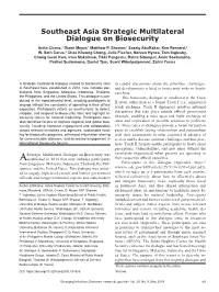 Southeast Asia Strategic Multilateral Dialogue on Biosecurity