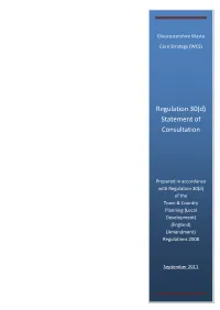 Statement of Consultation