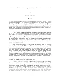 An Assessment of Lithic Extraction Technology at a Metavolcanic Quarry in the Slate Belt of North Carolina
