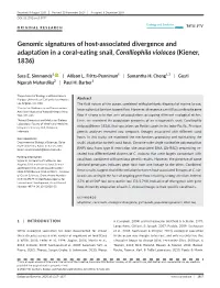 Genomic Signatures of Host&#X2010