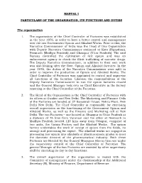Manual I Particulars of the Organisation, Its Functions