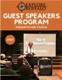 2021 Guest Speaker Book