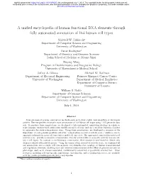A Unified Encyclopedia of Human Functional DNA Elements