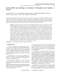 SAR, QSAR and Docking of Anticancer Flavonoids and Variants: a Review