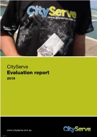 2015 Cityserve Evaluation Report