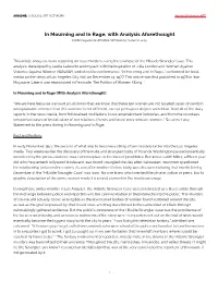 In Mourning and in Rage, with Analysis Aforethought IKON Magazine & LEAVING ART Book by Suzanne Lacy