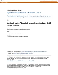 Location Cheating: a Security Challenge to Location-Based Social Network Services