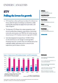Pulling the Levers for Growth +44 (0)20 7851 0906 Jamie.Mcgowanstuart@Endersanalysis.Com