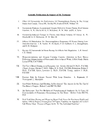 38 Scientific Publications in Support of My Testimony I. Effect Of