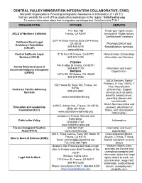 Central Valley Immigration Integration Collaborative