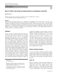 How to Define and Study Structural Proteins As Biopolymer Materials