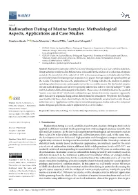 Radiocarbon Dating of Marine Samples: Methodological Aspects, Applications and Case Studies
