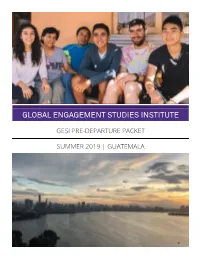 GUATEMALA Table of Contents PART I