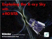 Exploring the Sky with Erosita