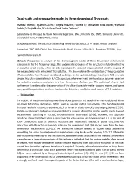 Quasi-Static and Propagating Modes in Three-Dimensional Thz Circuits