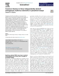 Common Themes in Three Independently Derived Endogenous
